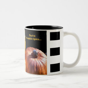 Taza Bicolor Especia de la calabaza