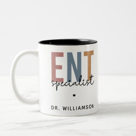 Taza Bicolor Especialista en Médica ENT personalizado