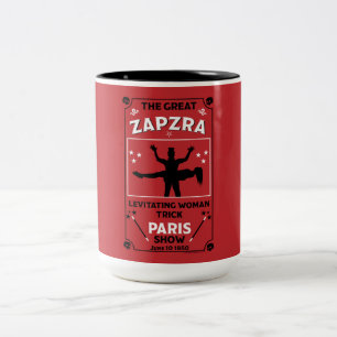 Taza Bicolor Espectáculo mágico victoriano clásico