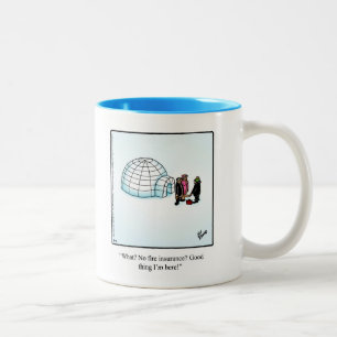 Taza Bicolor "Espectiquines" del café con alcohol