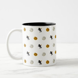 Taza Bicolor Espeluznante Halloween Coffan Mug