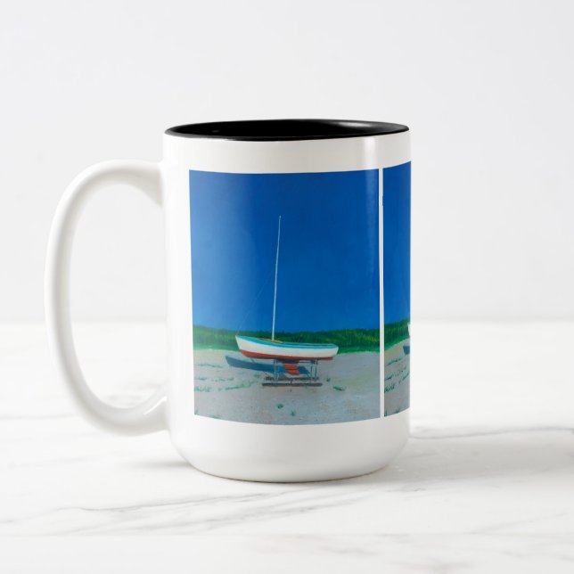 Taza Bicolor Esperando lanzamiento (Izquierda)