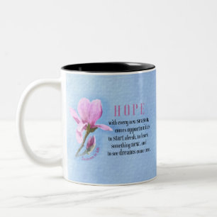Taza Bicolor Esperanza en flor