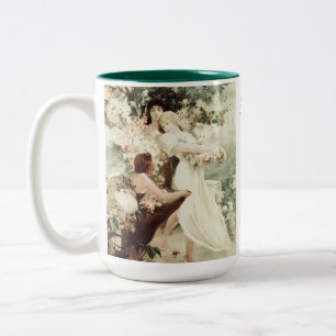 Taza Bicolor Espíritu mucha vintage de Alfonso del Personalizad