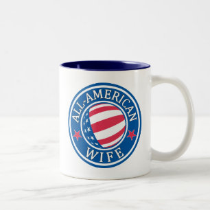Taza Bicolor Esposa All-American