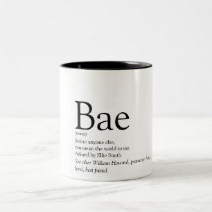 Taza Bicolor Esposa de definición de Bae