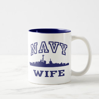 Taza Bicolor Esposa de la Marina