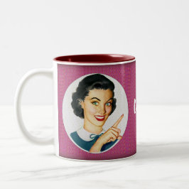 Taza Bicolor Esposa - Mamá - Jefe