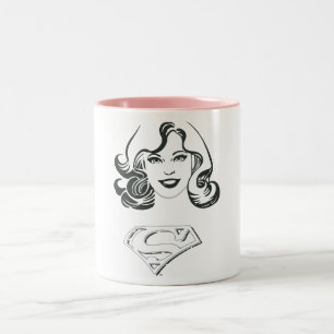 Taza Bicolor Esquema 1 de Supergirl