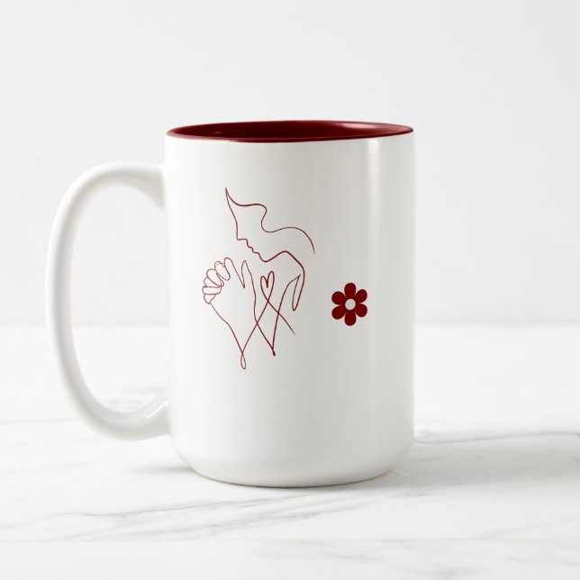 Taza Bicolor Esquema de oración (Izquierda)