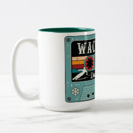 Taza Bicolor Esquí de la montaña Retro Wachusett