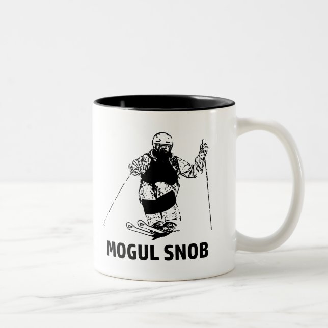 Taza Bicolor Esquiador de Mogul (Derecha)