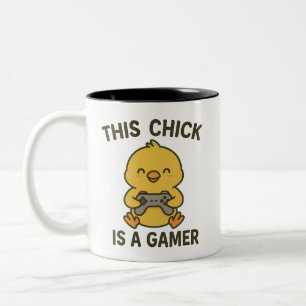 Taza Bicolor Esta Chica Es Un Jugador