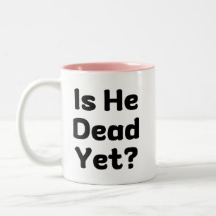 Taza Bicolor Está Muerto Todavía Humor