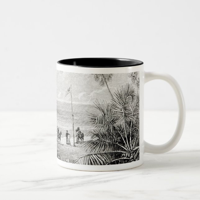 Taza Bicolor Establecimiento de la bandera (Derecha)