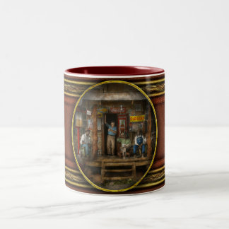 Taza Bicolor Estación de servicio - domingo por la tarde - 1939