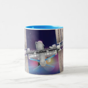Taza Bicolor Estación Espacial Internacional