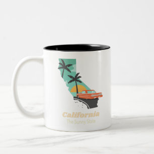 Taza Bicolor Estado de California Sunny