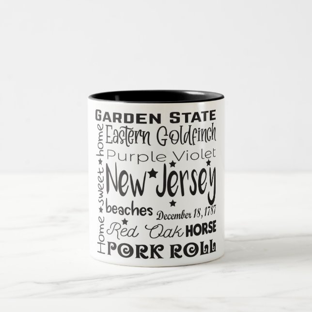Taza Bicolor Estado/Nueva Jersey (Centro)