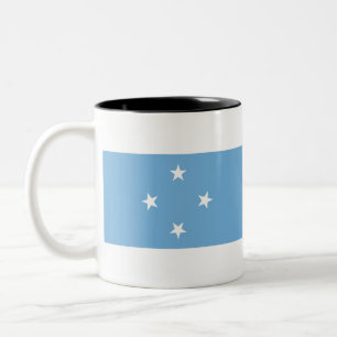 Taza Bicolor Estados Federados De Micronesia Bandera