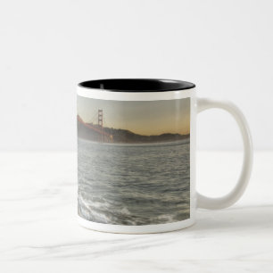 Taza Bicolor Estados Unidos, California, San Francisco.  Vista 