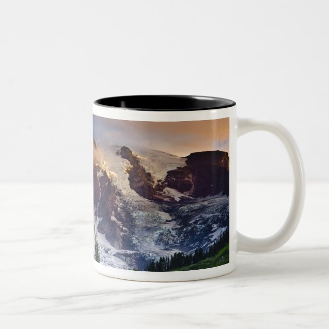 Taza Bicolor Estados Unidos, Washington, Monte Rainier. Sol mat (Derecha)