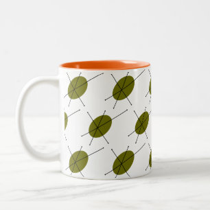 Taza Bicolor Estallido de estrellas retro