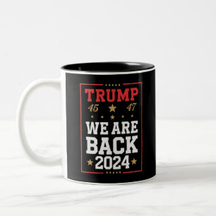 Taza Bicolor Estamos de vuelta Trump Ganador de las elecciones 