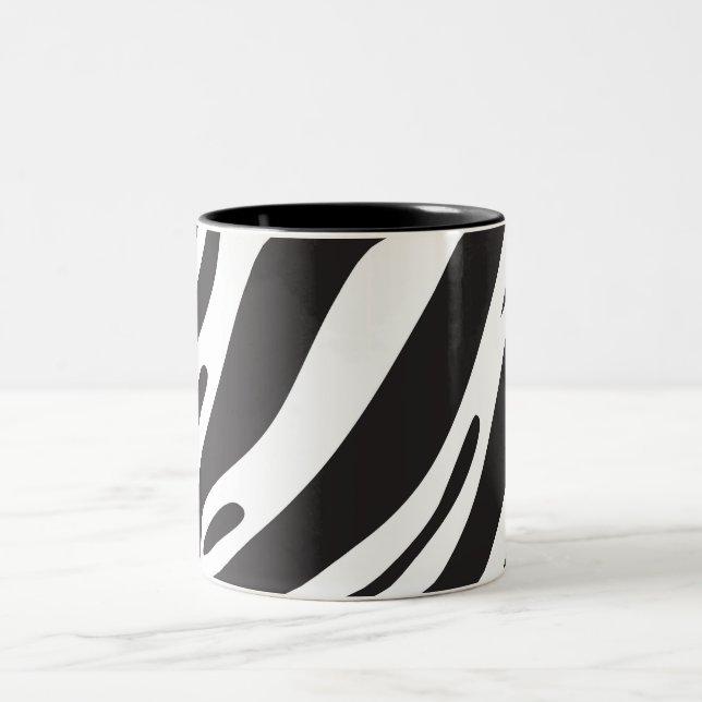 Taza Bicolor Estampado de cebra (Centro)