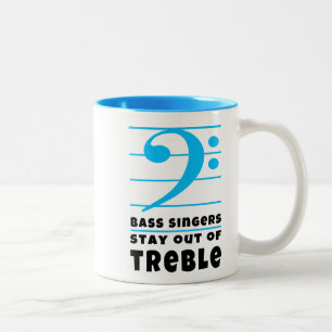 Taza Bicolor Estancia baja de los cantantes fuera del triple