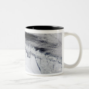 Taza Bicolor Estante de hielo de Shackleton, la Antártida
