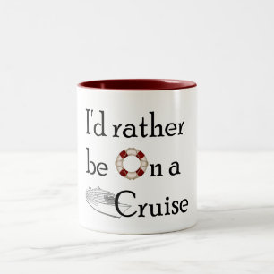 Taza Bicolor Estaría bastante en una travesía