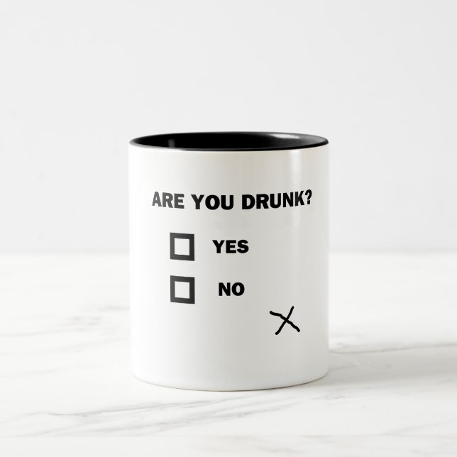 Taza Bicolor ¿Estás Borracho? (Centro)