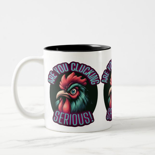 Taza Bicolor ¿Estás Echando En Serio? (Izquierda)