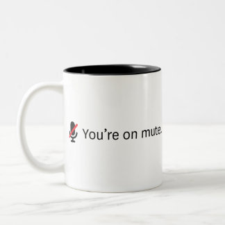 Taza Bicolor Estás mudo.