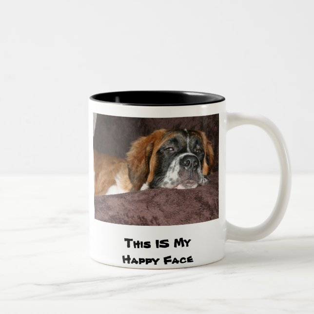 Taza Bicolor Este es mi peluche de cara feliz (Derecha)