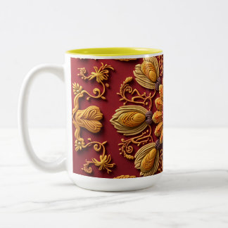 Taza Bicolor Este es un patrón de bordado
