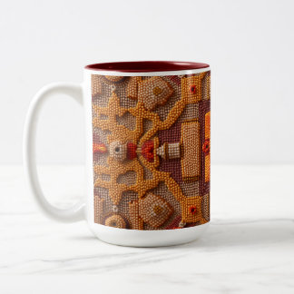 Taza Bicolor Este es un patrón de bordado