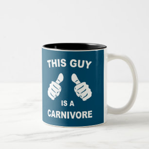 Taza Bicolor Este Tipo Es Un Carnívoro