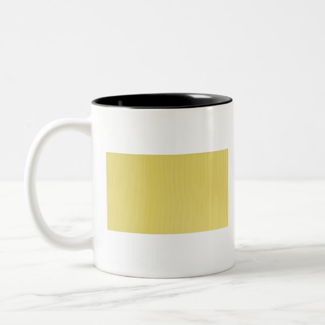 Taza Bicolor Estera de yoga amarilla (Izquierda)