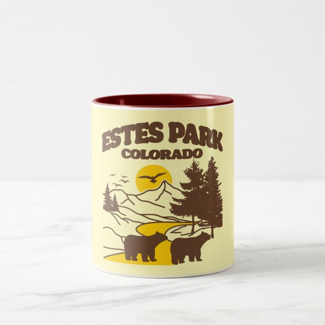 Taza Bicolor Estes Park, Colorado (Centro)