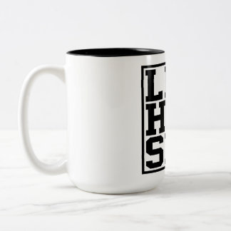 Taza Bicolor Estética abstracta blanca minimalista