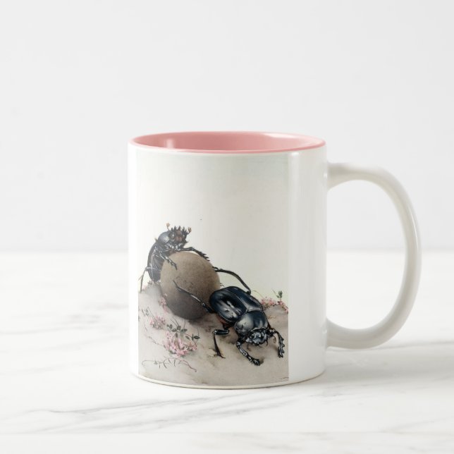 Taza Bicolor Estiércol Bettle (Derecha)