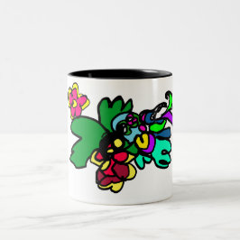 Taza Bicolor Estilo colibrí 