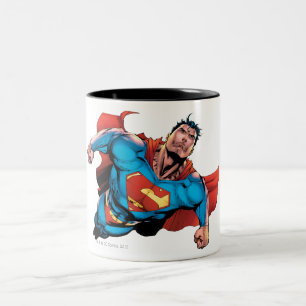 Taza Bicolor Estilo cómic de Superman