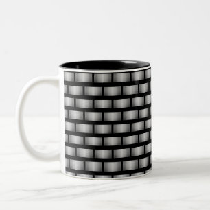 Taza Bicolor Estilo cuadrado