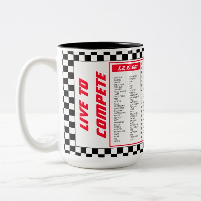 Taza Bicolor Estilo de juego de la competencia (Izquierda)