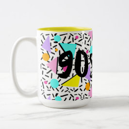 Taza Bicolor Estilo de los años 90