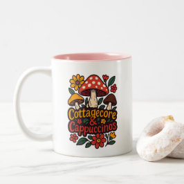 Taza Bicolor Estilo de vida de la cabaña estética Café acogedor