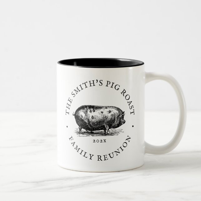 Taza Bicolor Estilo de vintage| Evento de cordero| Reunión fami (Derecha)